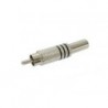 FICHE RCA MALE - NICKEL - NOIR