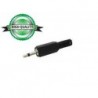JACK MALE 2.5mm MONO - PLASTIQUE NOIR