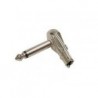 JACK MALE COUDE 6.35mm MONO NICKELE