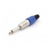 JACK MALE PROFESSIONNEL 6.35mm MONO BLEU