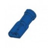 CLIP FEMELLE ISOLE 6.4mm BLEU