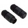 CONNECTEUR POUR CABLE 3P - ETANCHE IP67 - 13A 230V (1 set)
