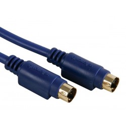 CABLE VIDEO - S-VHS MALE VERS S-VHS MALE. 10m