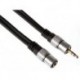 FICHE STEREO 3.5MM VERS JACK STEREO 3.5MM / PROFESSIONNEL / 1.50m