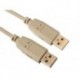 CABLE USB 2.0/FICHE USB A VERS FICHE USB A/ DE BASE /5.0m