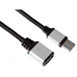CABLE USB 3.0/FICHE USB A VERS FICHE USB A/ PROFESSIONNEL / 1.8m