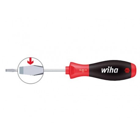 WIHA - TOURNEVIS D'ATELIER SOFTFINISH - TETE A FENTE 6.5 x 100 mm