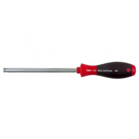 WIHA - TOURNEVIS SIX PANS A TETE SPHERIQUE SOFTFINISH® - 6.0 x 125mm