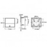 VOLTMETRE ANALOGIQUE DE TABLEAU 15V CC / 70 x 60mm