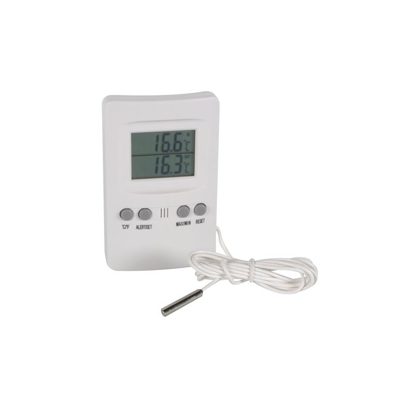 Thermomètre Numérique 12V Avec Sonde - Mesure De -50°C à +110°C, Écran LED Clair, Parfait Pour Voiture, Cave Ou Garage