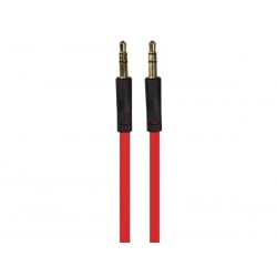 CABLE STEREO MALE 3.5 mm VERS STEREO MALE 3.5 mm - GAINE PLATE ET FLEXIBLE - 2 m
