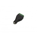 FICHE STEREO 2.5 mm VERS CONNEXION A VIS 4 BROCHES (5 pcs)