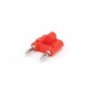 DOUBLE FICHE BANANE - ROUGE