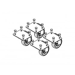 CASTER KIT FOR USE WITH LX-215 AND LX-218 MODELS