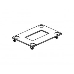 FLAT BED DOLLY FOR 3 UNITS LX-215 / LX-215A / LX-215R / LX-215RA