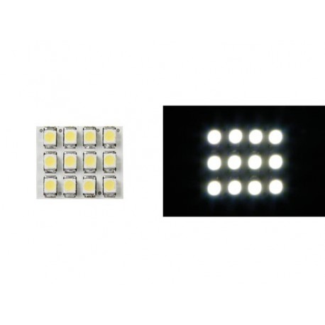 MODULE D'ECLAIRAGE - LED BLANCHES A DIFFUSEUR ROND - 12V - 17 x 20mm