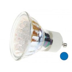 LAMPE LED GU10 BLEUE - 240VCA
