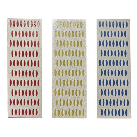JEU DE PIERRES A AIGUISER AU DIAMANT - 3 pcs