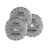 JEU DE DISQUES DE DIAMANT - 230 mm - SEGMENTE - 3 PIECES