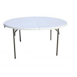 TABLE RONDE PLIABLE - Ø 160 cm