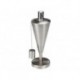 LAMPE A HUILE POUR USAGE EXTERIEUR - FORME CONIQUE- 27 cm