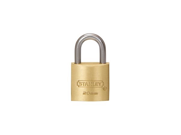 STANLEY Cadenas laiton solide 20 mm anse standard 3 clés S742-028