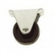 4 ROULETTES FIXES EN NYLON - NOIR - 38 mm. 20 kg/pc