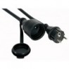 RALLONGE EN CAOUTCHOUC 1.5 m - 3G2.5. AVEC GAINE RETRACTILE POUR ETIQUETAGE PERSONNALISE