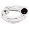 RALLONGE - 5 m - BLANC - 3G1.5