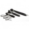 ATTACHES NYLON NOIR ASSORTIMENT 75PC