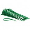 COLLIERS DE SERRAGE EN NYLON - 4.8 x 200 mm - VERT (100 pcs)