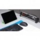 BLOC MULTIPRISES DE BUREAUX AVEC 3 PRISES ET 2 PORTS USB
