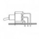 INVERSEUR BIPOLAIRE VERTICAL COUDE ON-OFF-ON
