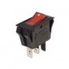 INTERRUPTEUR DE PUISSANCE A BASCULE 10A-250V SPST ON-OFF - AVEC TEMOIN NEON ORANGE
