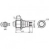 INTERRUPTEUR ROND METALLIQUE SPDT 1NO 1NC