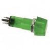 VOYANT CARRE 11.5 x 11.5mm 12V VERT