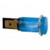 VOYANT ROND 14mm 12V BLEU