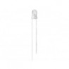 LED BLEUE 3mm TRANSPARENTE - 2200mcd - 20mA