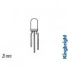 LED BICOLORE ROUGE/VERTE 5mm - BLANC DIFFUSANT