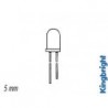 PHOTOTRANSISTOR TRANSPARENT 5mm 940nm