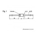 DIODE ZENER 6V2 - 500mW
