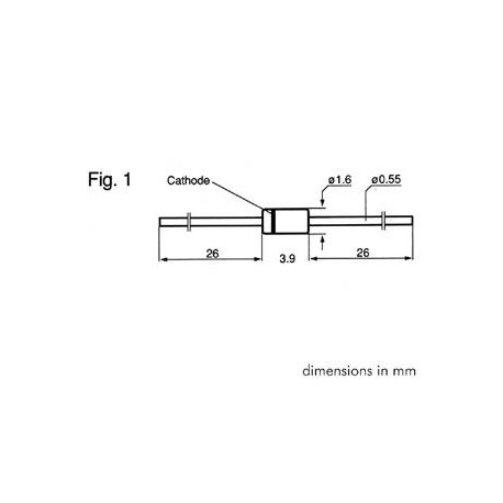 DIODE ZENER 7V5 - 500mW