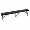 BANC PLIABLE - IMITATION ROTIN - 180 x 25 x 43 cm