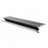 ALU-STAIR - PROFILE EN ALUMINIUM POUR RUBAN LED - ESCALIER - ALUMINIUM ANODISE - ARGENT - 2 m