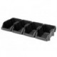 JEU DE BACS A BEC - 8 pcs - 103 x 165 x 75 mm - NOIR
