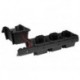 JEU DE BACS A BEC - 8 pcs - 103 x 165 x 75 mm - NOIR