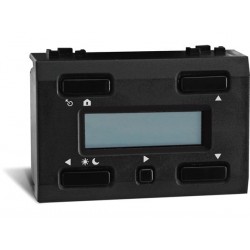 thermostat a afficheur LCD et sauvegarde du temps pour usage avec VMB1TS(W) . noir