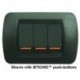 jeu de 5 LED de notification d'etat oranges pour boutons-poussoirs BTicino® LivingLight (non-axialement) pour utilisation avec V