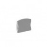 CAPUCHON EN ALUMINIUM POUR PROFILE POUR RUBAN LED SLIMLINE LARGEUR 15 mm - SANS PRE-PERCAGE - ARGENT