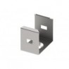 SUPPORT DE MONTAGE POUR PROFILE POUR RUBAN LED SLIMLINE 15 mm - ACIER A RESSORT - ARGENT
